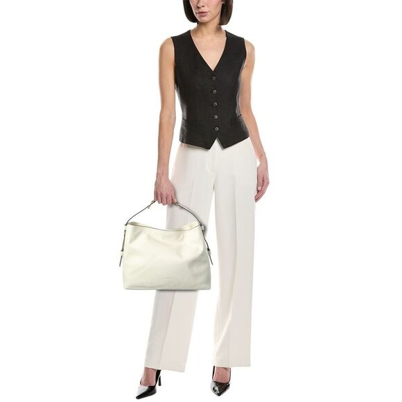 Gucci Beatrix Medium Leather Tote, White - Picture 4 of 4